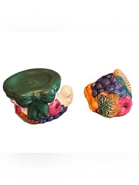 Vintage Fall/Thanksgiving  Ceramic Salt & Pepper Shakers -